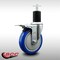 Service Caster 5'' SS Blue Poly Swivel 1-3/4'' Expanding Stem Caster Total Lock Brake SCC-SSEXTTL20S514-PPUB-BLUE-134 - alternate 2